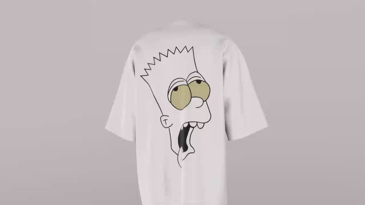 Load video: Oversized The Simpsons Tee