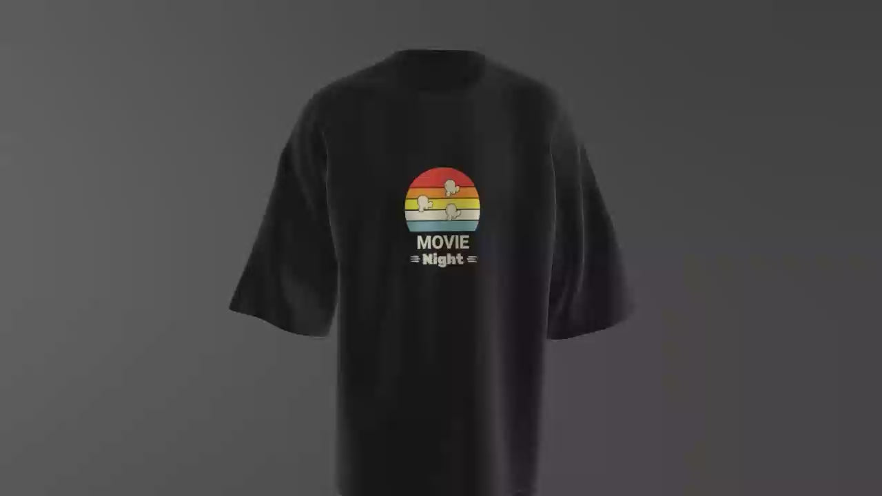 Load video: Oversized Movie Graphic Tee